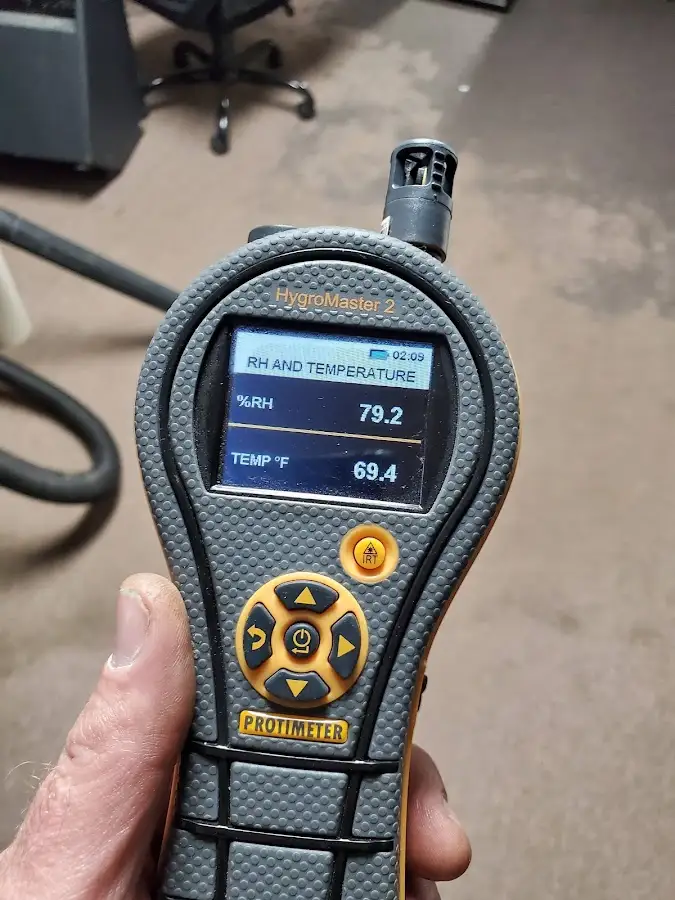 Moisture meter humidity assessment for Mold Remediation & Removal in Kasson